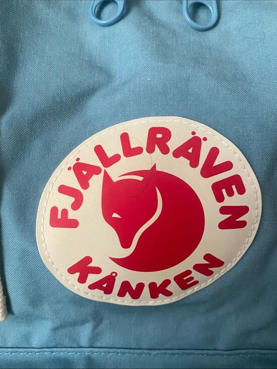 Rare Fjallraven Classic Kånken Sky Blue Backpack Laptop Pocket Everyday School main image 8